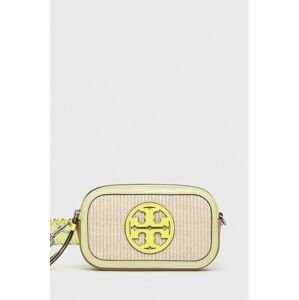 Kabelka Tory Burch béžová farba