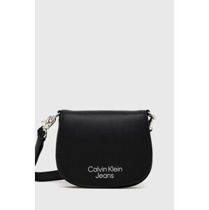 Detská kabelka Calvin Klein Jeans čierna farba