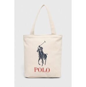 Detská kabelka Polo Ralph Lauren béžová farba