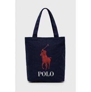 Detská kabelka Polo Ralph Lauren tmavomodrá farba