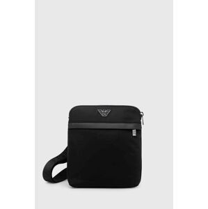 Malá taška Emporio Armani čierna farba