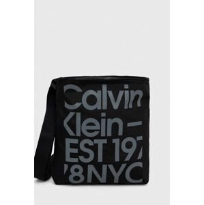 Malá taška Calvin Klein Jeans čierna farba