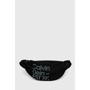 Ľadvinka Calvin Klein Jeans čierna farba