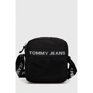 Malá taška Tommy Jeans čierna farba