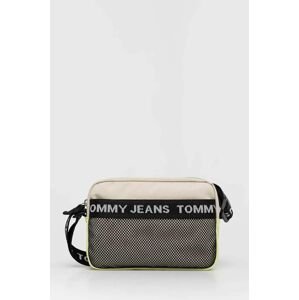 Malá taška Tommy Jeans béžová farba