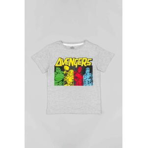 Detské bavlnené tričko zippy x Marvel s potlačou