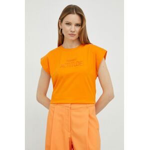 Tričko Twinset dámsky, oranžová farba