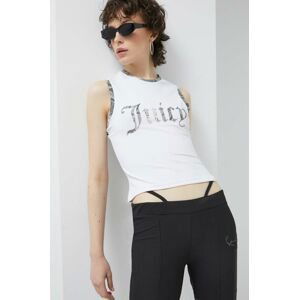 Top Juicy Couture dámsky, biela farba