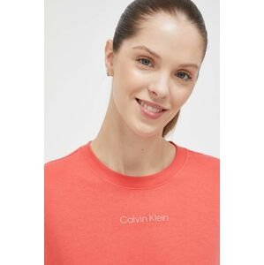 Športové tričko Calvin Klein Performance Essentials oranžová farba