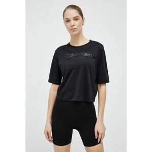 Tréningové tričko Calvin Klein Performance Pride čierna farba