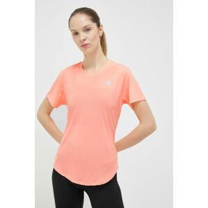 Bežecké tričko New Balance Accelerate oranžová farba