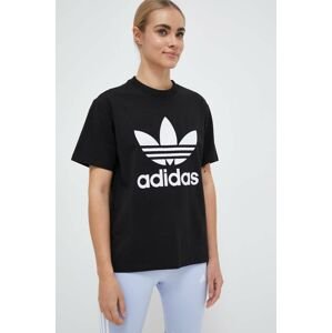 Tričko adidas Originals dámsky, čierna farba