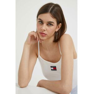 Top Tommy Hilfiger dámsky, biela farba