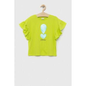 Detské tričko Birba&Trybeyond zelená farba
