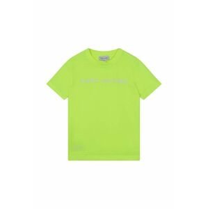 Detské bavlnené tričko Marc Jacobs žltá farba, s potlačou