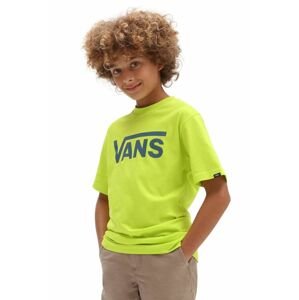 Detské bavlnené tričko Vans BY VANS CLASSIC BOYS EVENING PRIMROS zelená farba, s potlačou