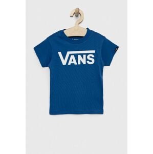 Detské bavlnené tričko Vans BY VANS CLASSIC KIDS true blue/white s potlačou