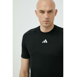 Tréningové tričko adidas Performance Workout Entry čierna farba, jednofarebné