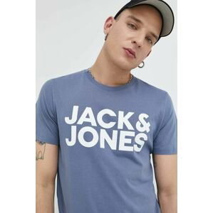 Bavlnené tričko Jack & Jones JJECORP s potlačou, 12151955