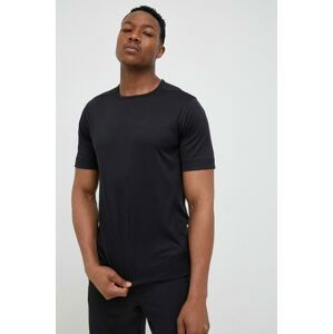 Tréningové tričko Calvin Klein Performance Essentials čierna farba, s potlačou