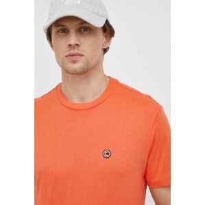 Tričko Colmar pánske, oranžová farba, jednofarebné
