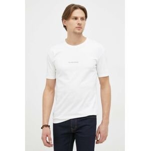 Bavlnené tričko Filling Pieces Core Slim Fit biela farba, s potlačou, 6813681901