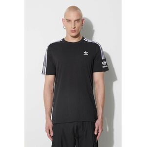 Bavlnené tričko adidas Originals IA6344-BLACK, čierna farba, s nášivkou