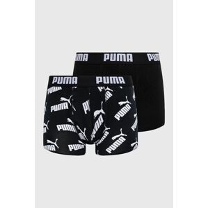 Detské boxerky Puma 935526 (2-pak) čierna farba