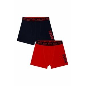 Detské boxerky BOSS (2-pak) červená farba