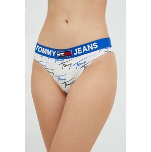 Nohavičky Tommy Hilfiger biela farba,