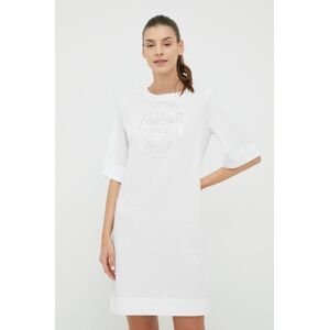 Bavlnená nočná košeľa Emporio Armani Underwear biela farba, bavlnená
