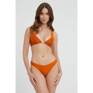 Dvojdielne plavky Emporio Armani Underwear oranžová farba, jemne vystužený košík