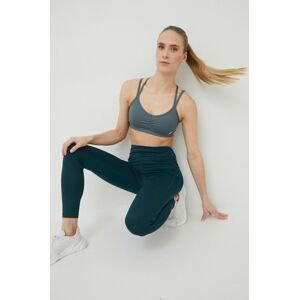 Športová podprsenka adidas Performance Yoga Essentials HG3645 šedá farba, jednofarebná