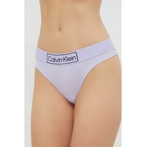 Tangá Calvin Klein Underwear fialová farba,