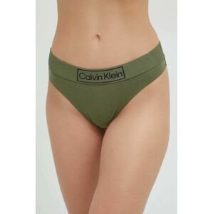 Tangá Calvin Klein Underwear zelená farba