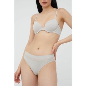 Nohavičky Calvin Klein Underwear šedá farba,