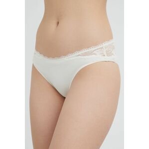 Nohavičky Calvin Klein Underwear béžová farba,