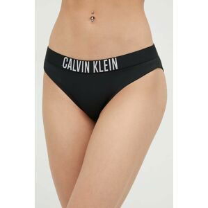 Plavkové nohavičky Calvin Klein čierna farba,