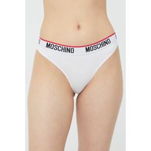 Nohavičky Moschino Underwear biela farba,