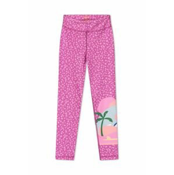 Plážové nohavice Femi Stories ružová farba