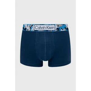 Boxerky Calvin Klein Underwear pánske, tmavomodrá farba