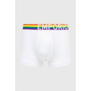 Boxerky Emporio Armani Underwear pánske, biela farba