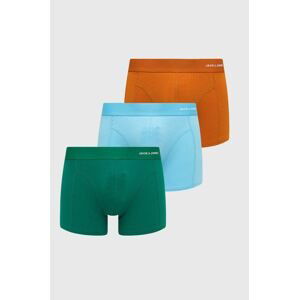 Boxerky Jack & Jones pánske, zelená farba