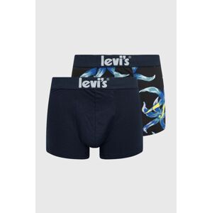 Boxerky Levi's pánske, tmavomodrá farba