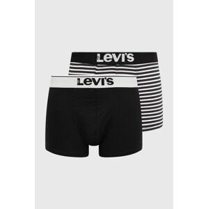 Boxerky Levi's pánske, čierna farba