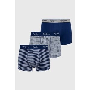 Boxerky Pepe Jeans Carver pánske, tmavomodrá farba