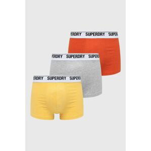 Boxerky Superdry pánske, oranžová farba