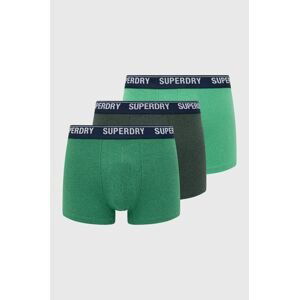 Boxerky Superdry pánske, zelená farba