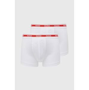 Boxerky HUGO (2- pack) pánske,biela farba,50469775