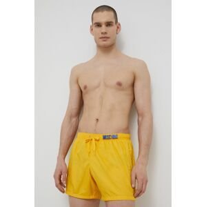 Plavkové šortky Moschino Underwear žltá farba